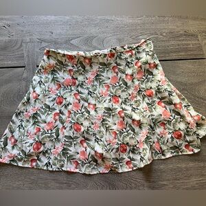 Abercrombie & Fitch Mini Skort apple print fall autumn skirt